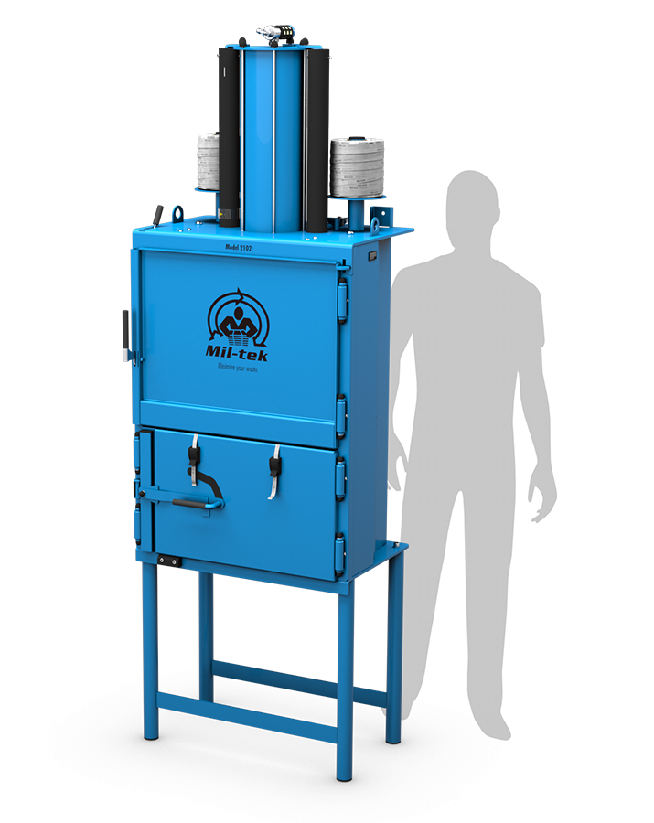 Pressa 2102 con riferimento dimensionale