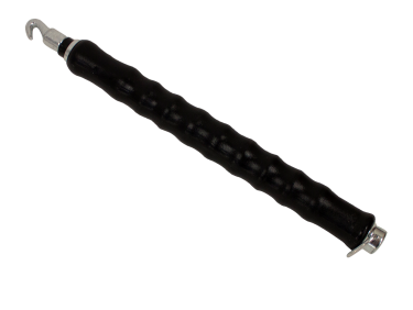 Attorcigliatore per cavi con impugnatura ergonomica nera e gancio metallico, compatibile con il sistema XP
