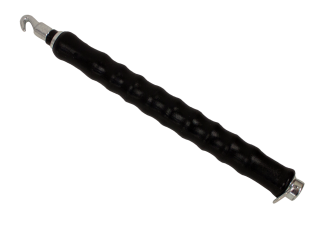 Attorcigliatore per cavi con impugnatura ergonomica nera e gancio metallico, compatibile con il sistema XP