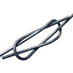 Reggia in acciaio EasyLoop per presse per balle H501 – confezione da 80 pezzi